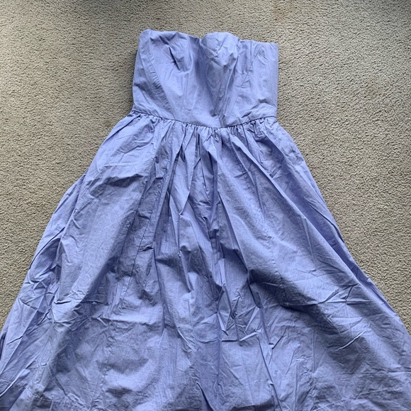 Jcrew strapless 100% cotton dress size 00 - Picture 4 of 7